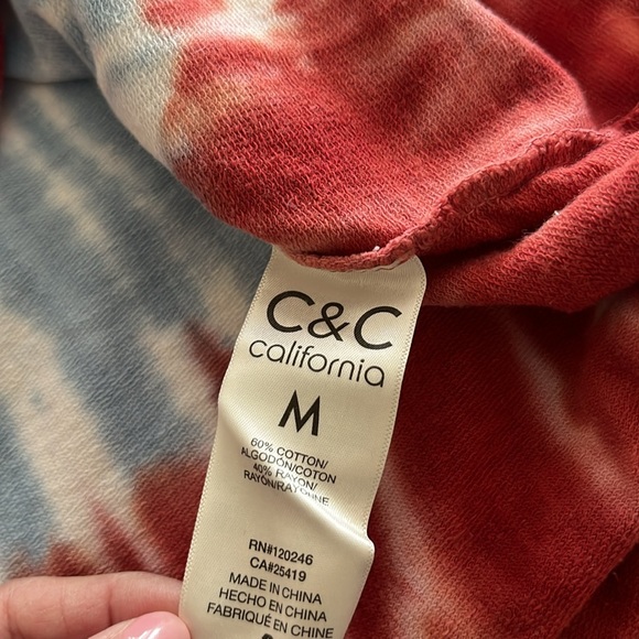 C&C CALIFORNIA Tie Dyed Top - Picture 7 of 10